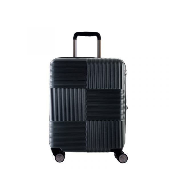 CAGGIONI กระเป๋าเดินทาง รุ่นโวยาจเกอร์ ( Voyageur 15082 ) สีดำ ขนาด 20 นิ้ว