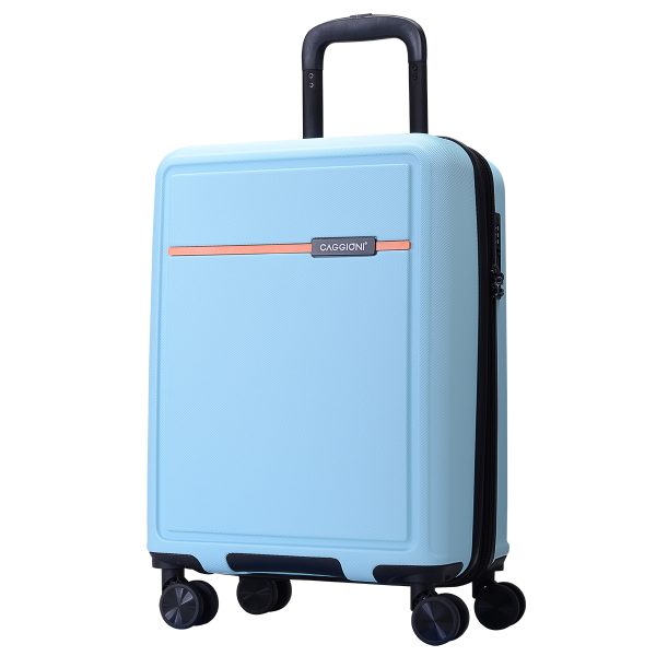 Caggioni : กระเป๋าเดินทาง รุ่นเฮนรี่ (Henry : C23021) สีฟ้า ขนาด 20 นิ้ว