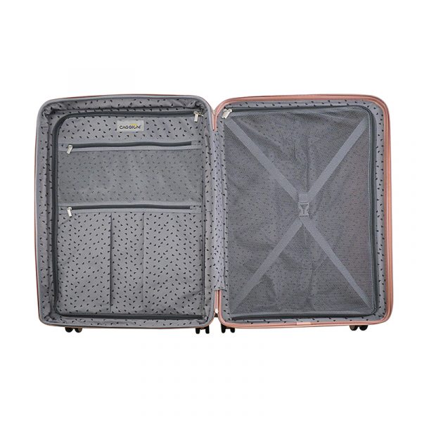 CAGGIONI กระเป๋าเดินทาง รุ่นโคโร๊ะ (Kolo C22111) สีชมพู ขนาด 28 นิ้ว - Image 7