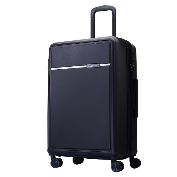 Caggioni : กระเป๋าเดินทาง รุ่นเฮนรี่ (Henry : C23021) สีดำ ขนาด 24 นิ้ว
