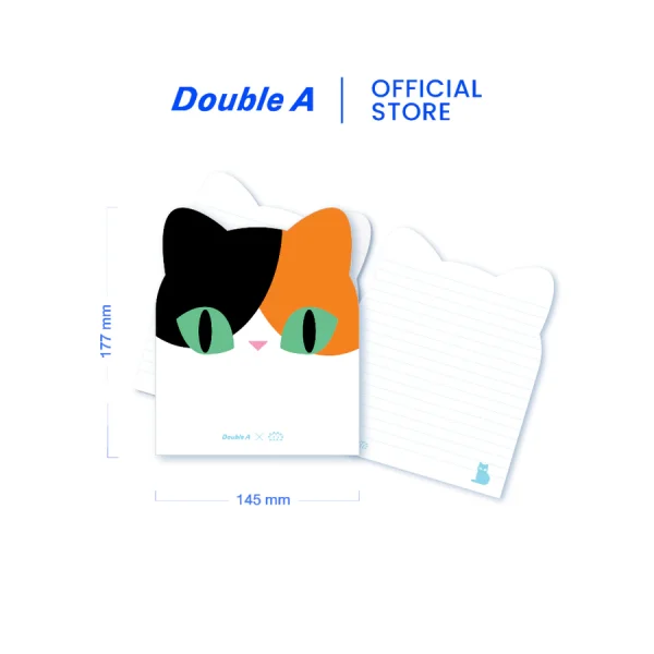 สมุดบันทึกเข้าเล่มแบบมุงหลังคา Die cut note ลาย Ban Maew 80 แกรม 40 แผ่น 4 เล่ม(คละแบบ) - Image 2
