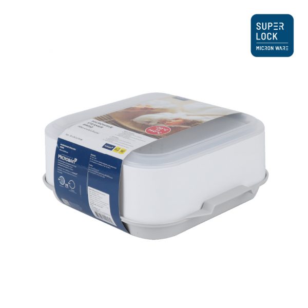 Super Lock ที่นึ่งอาหารในไมโครเวฟ รุ่น 9053 ที่นึ่งอาหารมีฝาปิด ป้องกันแบคทีเรีย BPA Free