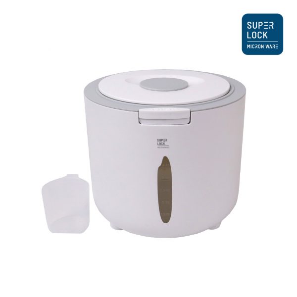 SUPER LOCK กล่องใส่ข้าวสาร รุ่น 6048 ขนาด 5 กก. Rice Bucket Storage Box กล่องเก็บข้าวสาร กล่องใส่อาหารแห้ง ถังข้าวสาร