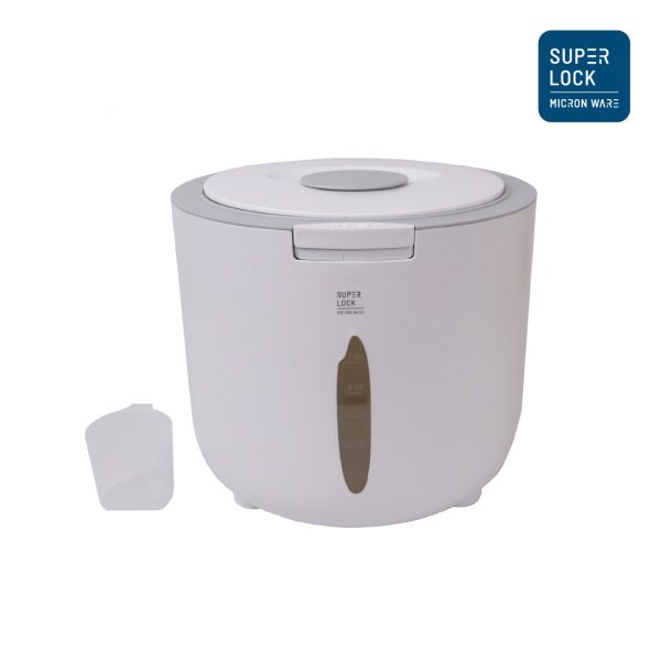SUPER LOCK กล่องใส่ข้าวสาร รุ่น 6049 ขนาด 10 กก. Rice Bucket Storage Box กล่องเก็บข้าวสาร