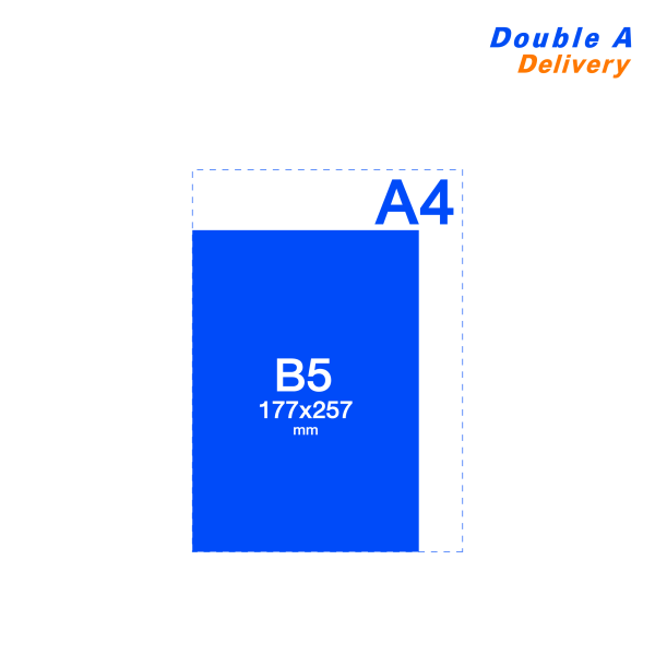 [12 เล่ม ] Double A สมุดมุงหลังคา B5 80แกรม 24แผ่น ลาย Piece of Mind - Image 4