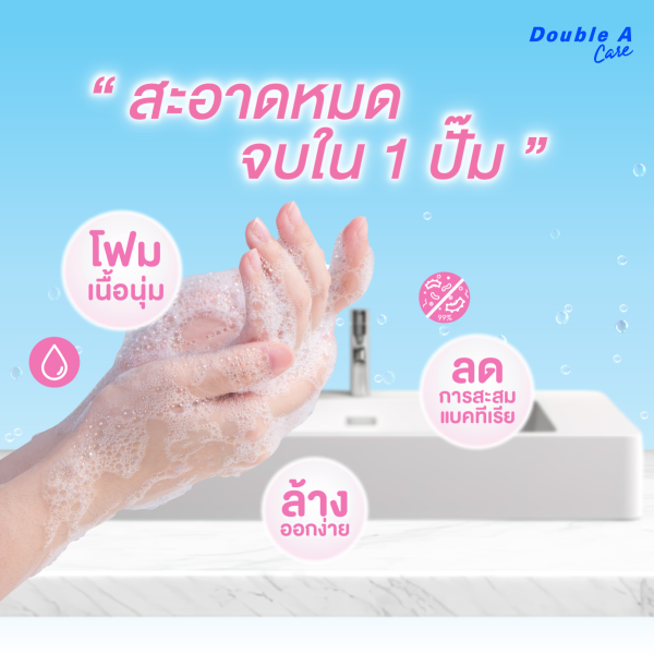 สบู่เหลวล้างมือ แอนตี้แบคทีเรีย กลิ่น Fresh Flower ขนาด 500 มิลลิลิตร - Image 2
