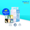 เพียว & พรีเมียมทิชชู หนา 3 ชั้น แบบซอฟท์แพ็ก 130แผ่น/ห่อ ( แพ็ก 4 ห่อ) แถมฟรี ทิชชู มินิพ็อกเกต มูลค่า 79.-