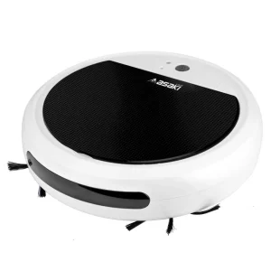 Asaki Robot Vacuum Cleaner หุ่นยนต์ดูดฝุ่นอัจฉริยะ เครื่องดูดฝุ่น รุ่น AK-RV9100 -สีดำ