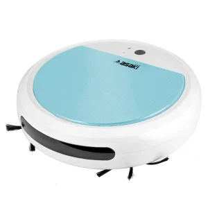Asaki Robot Vacuum Cleaner หุ่นยนต์ดูดฝุ่นอัจฉริยะ เครื่องดูดฝุ่น รุ่น AK-RV9100 -สีฟ้า