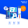 กระดาษถ่ายเอกสาร Double A ขนาด A4 80 แกรม จำนวน 100 แผ่น 2 แพ็ก ฟรี Silk gel pen 0.5 mm 1 ด้าม (สีแดง)