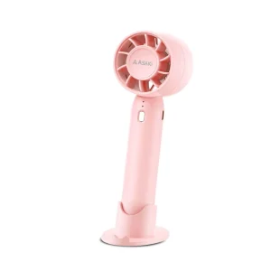 Asaki Fan พัดลมพกพา ปรับแรงลม 3 ระดับ รุ่น AK-FN44 -สีชมพู