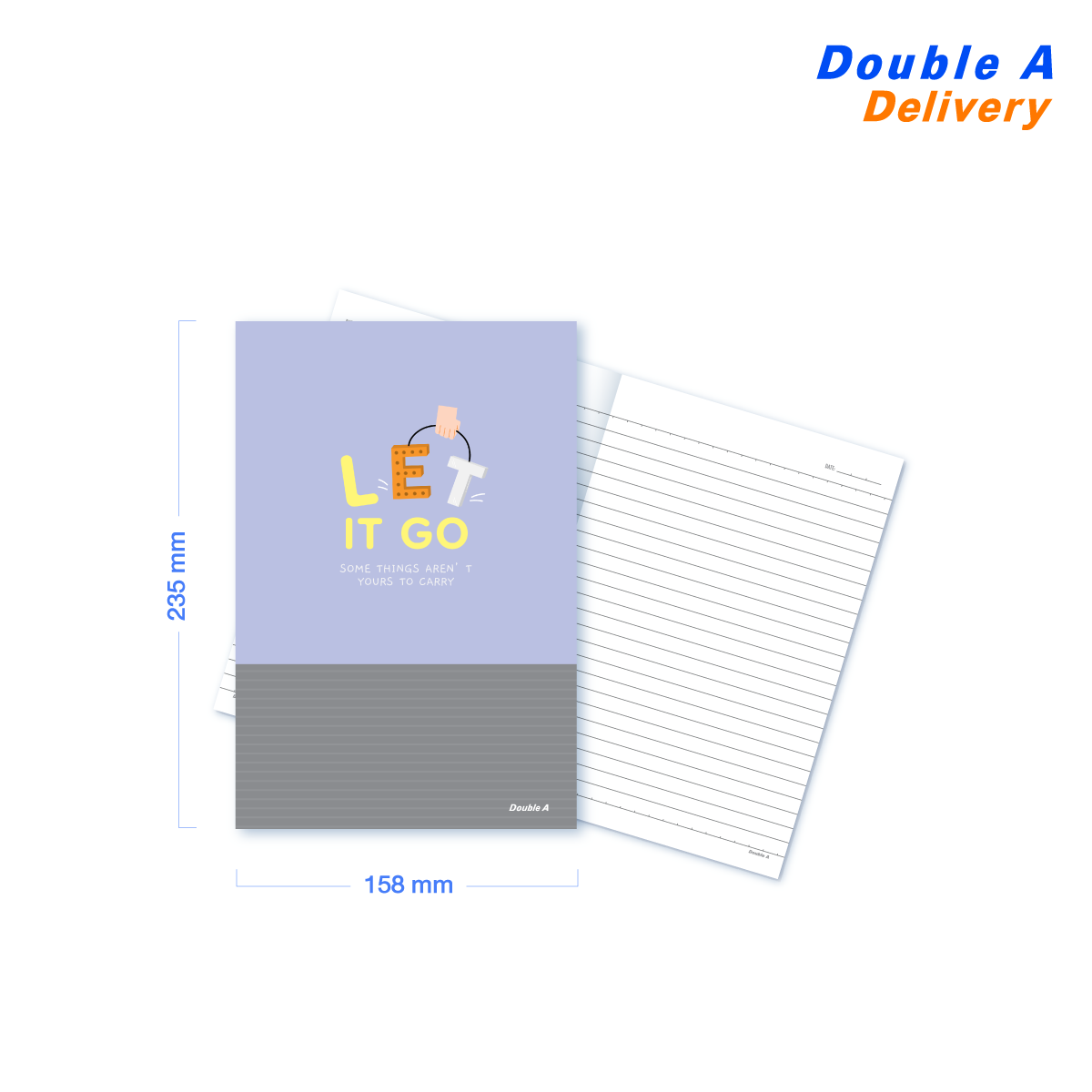 (12 เล่ม) สมุดมุงหลังคาตัดเก้า 80แกรม 24แผ่น ลาย A Piece of mind - Image 2