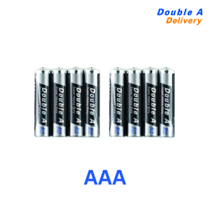 [แพ็กคู่] ถ่านคาร์บอนซิงค์ ดั๊บเบิ้ล เอ ขนาด1.5V AAA 4ก้อนต่อแพ็ก