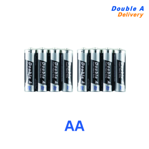 [แพ็กคู่] ถ่านคาร์บอนซิงค์ ดั๊บเบิ้ล เอ ขนาด1.5V AA 4ก้อนต่อแพ็ก