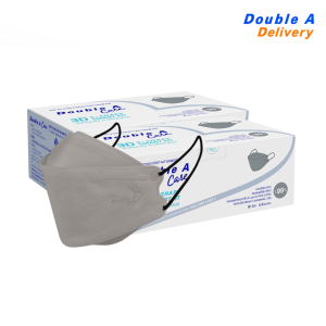 [2 กล่อง]หน้ากากอนามัย 3D V-SHAPE -สีเทา [แบบกล่อง]
