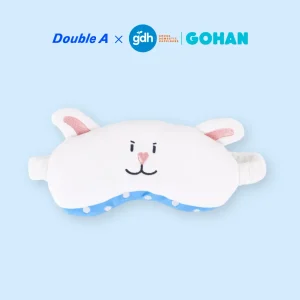 Double A ผ้าปิดตา ลาย โกฮัง สีฟ้า