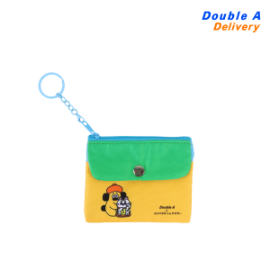 Double A กระเป๋าใส่เหรียญ ลาย OHIGE no PON ลายแมวกวักนำโชค