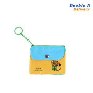 Double A กระเป๋าใส่เหรียญ ลาย OHIGE no PON ลายทานตะวัน