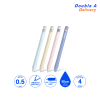 [4 ด้าม] ปากกาเจล ดั๊บเบิ้ล เอ 0.5 มม. รุ่น Mood-dee หมึกน้ำเงิน คละสี