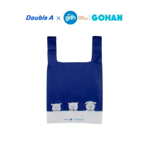 Double A กระเป๋าพับได้ GOHAN สีน้ำเงิน