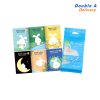 Double A เซต [ทิชชูมินิ Cotton bunny 1 แพ็ก คู่กับ เบบี้ ไวพส์ เพียว วอเตอร์ (แพ็ก 4)]