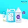 (เซต แอลกอฮอล์ 5000 ml คู่กับ ผลิตภัณฑ์ทำความสะอาดพื้นและฆ่าเชื้อโรค กลิ่น Blooming Rose 3.8L) Double A Care เซตทำความสะอาด