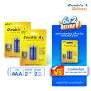 [2 แถม 1] ถ่านอัลคาไลน์ ดั๊บเบิ้ล เอ ขนาด1.5V AAA แพ็ค 2 ก้อน